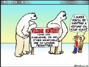 NO GUNS TO HUNT BEARS