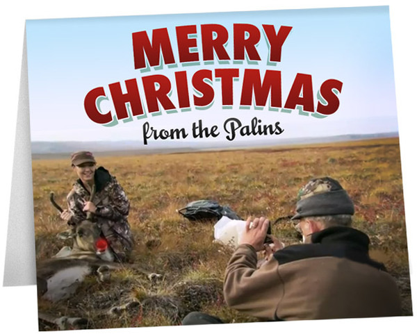SARAH PALIN SHOOTS RUDOLF/ KILLS XMAS