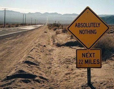 A ROAD TO THE BRIDGE TO NOWHERE